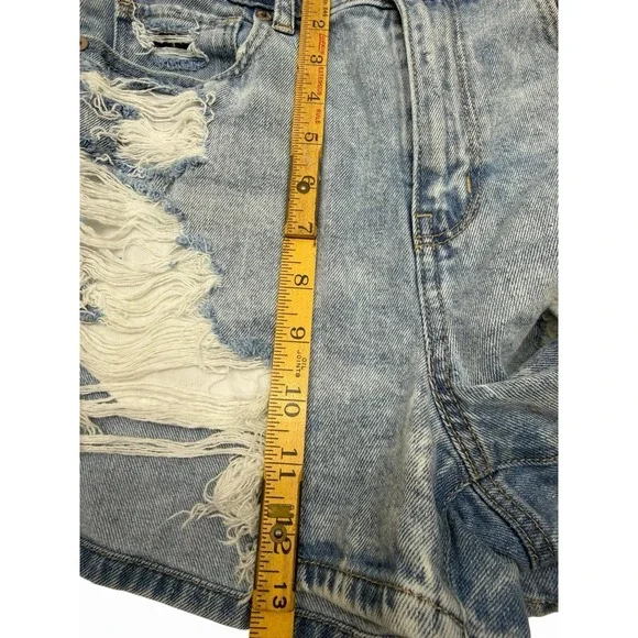 LADIES AMERICAN EAGLE COMFORT STRETCH WAISTBAND DISTRESSSED JEAN SHORTS SIZE 6 - Picture 6 of 15